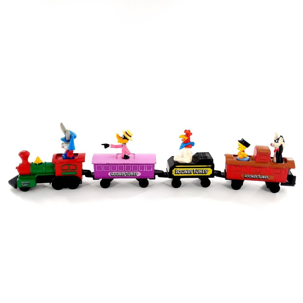 Vintage 1989 Ertl Looney Tunes Bugs Bunny & Friends Diecast Train - Picture 1 of 6